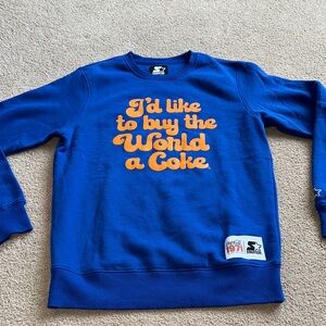 Starter I’d like to buy the world a coke sweatshirt. Unisex